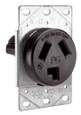 Pass & Seymour 3860 30A 125/250V 10-30R Straight Blade Single Flush Receptacle, 3-Pole, 3-Wire