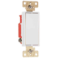 Pass & Seymour 2623W Specification Grade 3-Way Decorator Paddle Switch, 20A 120V/277V, White