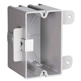 Pass & Seymour S118B50 Quick/Click Wood & Steel Stud Bracket Box, Thermoplastic