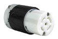 Pass & Seymour L2130C 30A L2130 Connector - Black Back, White Front Body Pass & Seymour L2130C 30A L2130 Connector - Black Back, White Front Body