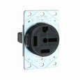 Pass & Seymour 5760 60A 250V Straight Blade Receptacle, 3-Pole 4-Wire