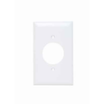 Pass & Seymour TP720W TradeMaster 1-Gang Nylon Power Outlet Wall Plate, White