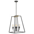 Quoizel Lighting BRT5204 Transitional Brockton  4-Light Chandelier