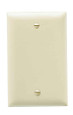 Pass & Seymour TP13I TradeMaster 1-Gang Nylon Wall Plate, Blank, Box Mounted, Ivory
