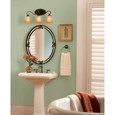 Quoizel QZL-DH43024 Traditional Mirror palla brnz 24"w-1.5 ext