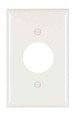 Pass & Seymour TP7W TradeMaster 1-Gang Nylon Wall Plate, Single Receptacle Opening, White