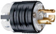 Pass & Seymour PSL515P 15A NEMA L515 Plug - Black Back, White Front Body Pass & Seymour PSL515P 15A NEMA L515 Plug - Black Back, White Front Body