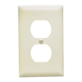 Pass & Seymour TP8LA TradeMaster 1-Gang Nylon Duplex Receptacle Wall Plate, Light Almond