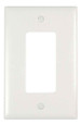 Pass & Seymour TPJ26W TradeMaster Junior Jumbo 1-Gang Nylon Wall Plate, 1 Decorator Opening, White Pass & Seymour TPJ26W TradeMaster Junior Jumbo 1-Gang Nylon Wall Plate, 1 Decorator Opening, White