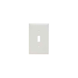 Pass & Seymour SPJ1W Junior Jumbo 1-Gang Thermoset Toggle Wall Plate, White