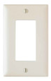 Pass & Seymour TP26LA TradeMaster 1-Gang Nylon Wall Plate, 1 Decorator Opening, Light Almond