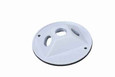 Pass & Seymour WPRB13W 4-in Round Outdoor Cluster Cover, White