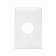 Pass & Seymour TPJ7W TradeMaster Jumbo 1-Gang Nylon Single Receptacle Wall Plate, White