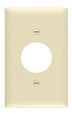 Pass & Seymour TP7 TradeMaster 1-Gang Nylon Wall Plate, Single Receptacle Opening, Brown