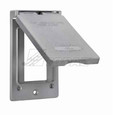 Topaz Lighting WCV1GFI Vertical GFCI Single Gang Cover Gray