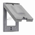 Topaz Lighting WC1V12 Single Gang Weatherproof Multi-Use Cover, 10-in-1 Aluminum with Powder-Coated Finish