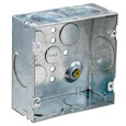 Topaz Lighting B8455 4-11/16" Square Welded Box 2-1/8" DP 1-1/4" KO