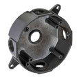 Topaz Lighting WRB1550B 1/2" 5 Hole 4" Round Bronze Weatherproof Box