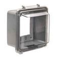 Topaz Lighting WCIU2 Double Gang 31 in 1 In-Use Weatherproof Clear Cover