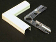 Wiremold V511 500 Series Flat Elbow Fitting, Ivory Wiremold V511 500 Series Flat Elbow Fitting, Ivory