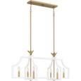 Quoizel QZL-DSL638 Traditional Linear chandelier 6 lights