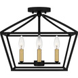 Quoizel Lighting COB1716 Transitional  4-Light Semi-Flush Mount