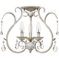 Quoizel Lighting BLC1716 Transitional Blanca 3-Light Semi-Flush Mount