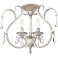 Quoizel Lighting BLC1716 Transitional Blanca 3-Light Semi-Flush Mount