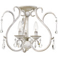 Quoizel Lighting BLC1716 Transitional Blanca 3-Light Semi-Flush Mount