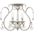 Quoizel Lighting BLC1716 Transitional Blanca 3-Light Semi-Flush Mount