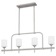 Quoizel Lighting ARI438 Traditional Aria 4-Light Linear Chandelier
