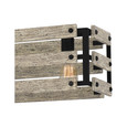 Quoizel Lighting ASB434 Farmhouse Ashburn 4-Light Linear Chandelier