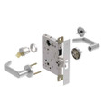 Schlage L9050 - Entrance/Office 07 Lever Mortise Lock - Grade 1 Non-Deadbolt Function Single Cylinder Keyed Lever Lock, Interior Indicator LOCK/UNLOCKED, Outside OCCUPIED/VACANT Indicator