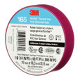 3M 7100169434 3M™ Temflex™ Vinyl Electrical Tape 165, Purple, 3/4 in x 60 ft (19 mm x 18 m), 6 mil, 100 Rolls/Case
