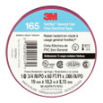 3M 7100169434 3M™ Temflex™ Vinyl Electrical Tape 165, Purple, 3/4 in x 60 ft (19 mm x 18 m), 6 mil, 100 Rolls/Case