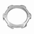 Crouse-Hinds 15X Eaton series thin construction locknut, Rigid/IMC, Steel, 1-1/2"