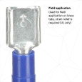 3M 7000133285 3M™ Scotchlok™ Female Disconnect Vinyl Insulated, 100/bottle, MVU14-250DFX, 500/Case 3M 7000133285 3M™ Scotchlok™ Female Disconnect Vinyl Insulated, 100/bottle, MVU14-250DFX, 500/Case
