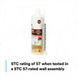 3M 7100020738 3M™ Fire Barrier Rated Foam FIP 1-Step, Maroon, 12.85 fl oz Cartridge, (6 Each) Case