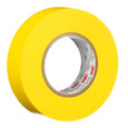 3M 7100169490 3M™ Temflex™ Vinyl Electrical Tape 165, Yellow, 3/4 in x 60 ft (19 mm x 18 m), 6 mil, 100 Rolls/Case