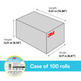 3M 7100169490 3M™ Temflex™ Vinyl Electrical Tape 165, Yellow, 3/4 in x 60 ft (19 mm x 18 m), 6 mil, 100 Rolls/Case