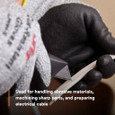 3M 7100023131 3M™ Comfort Grip Gloves, Cut Resistant, ANSI 3, Size X-Large, 72 Pair/Case