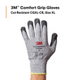3M 7100023131 3M™ Comfort Grip Gloves, Cut Resistant, ANSI 3, Size X-Large, 72 Pair/Case