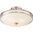 Quoizel Lighting CDT1719 Transitional Cadet 4-Light Semi-Flush Mount