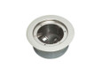 Arlington Industries FLBC4580NL InBox cover kit. Recessed receptacle and low voltage keystone for new concrete. Installs in Arlington's FLBC4500 and FLBC4502 box. Metallic nickel-plated brass cover.