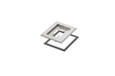 Arlington Industries FLBC8510NL Nickel single gang frame kit with Flip lid cover. Includes (1) 20A decorator style receptacle, (1) gasket, low voltage insert and installation screws. Flip lid cover can be opened in any direction.
