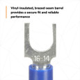 3M 7000133327 3M™ Scotchlok™ Block Fork Vinyl Insulated, 100/bottle, MV14-10FBX, suitable for use in a terminal block, 500/Case
