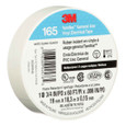3M 7100169491 3M™ Temflex™ Vinyl Electrical Tape 165, White, 3/4 in x 60 ft (19 mm x 18 m), 6 mil, 100 Rolls/Case