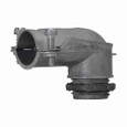 Crouse-Hinds 738DC Eaton series squeeze type connector, FMC, 90° angle, Non-insulated, Zinc die cast, 3/4"