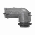Crouse-Hinds 738DC Eaton series squeeze type connector, FMC, 90° angle, Non-insulated, Zinc die cast, 3/4"