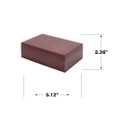 3M 7010305974 3M™ Fire Barrier Block B258, Maroon, 2.36 in x 5.12 in x 8 in, 12/Case